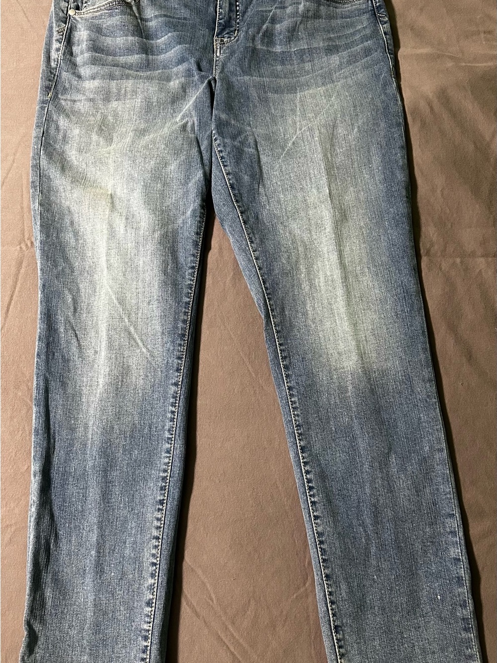 Torrid Women’s Washed Blue Slim Straight Jeans, Size 14. Never worn.
